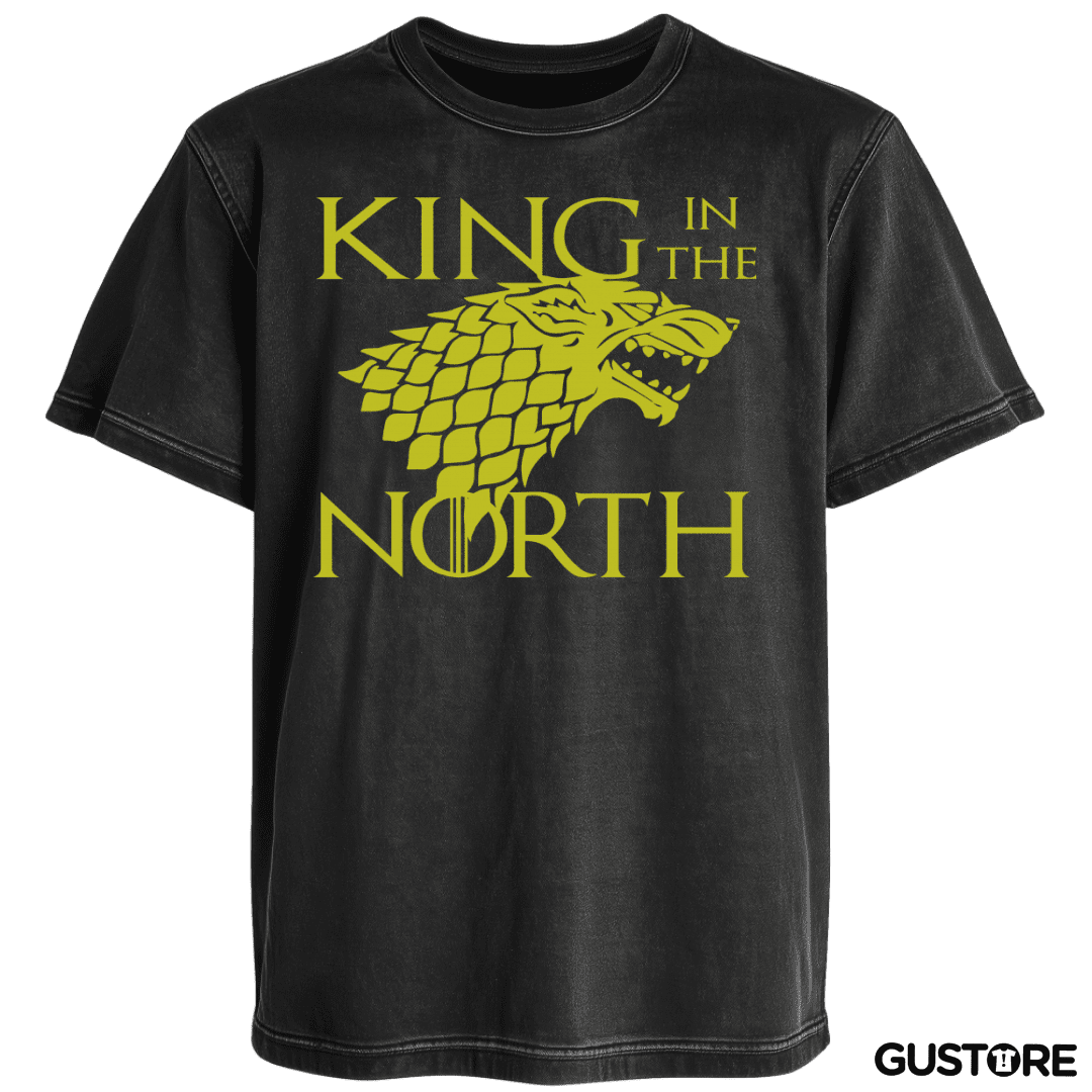 Polera desgastada King In The North