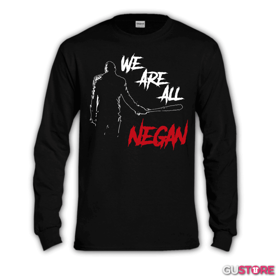 Polera manga larga We are all Negan