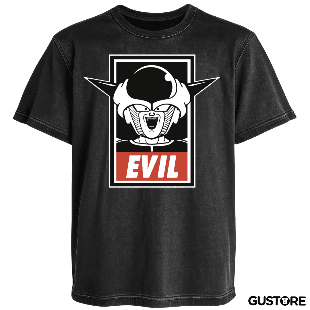 Polera desgastada Evil