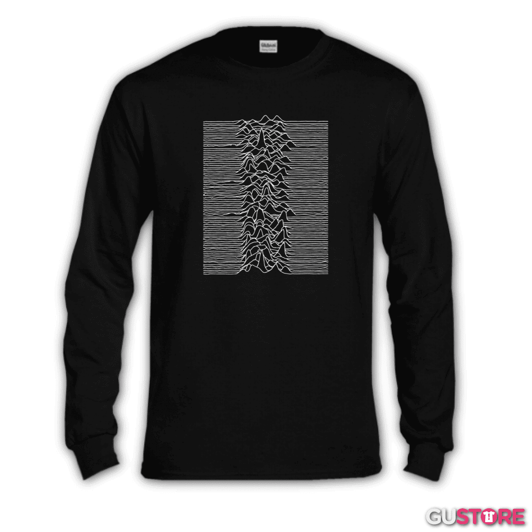 Polera manga larga Joy division blanco