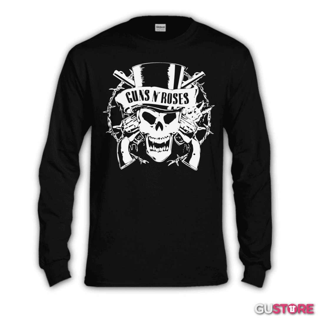Polera manga larga Guns And Roses