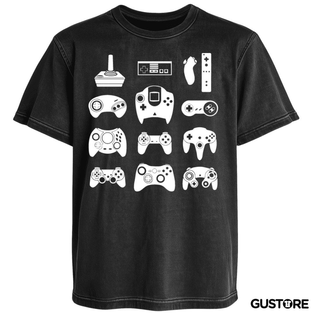 Polera desgastada Joysticks