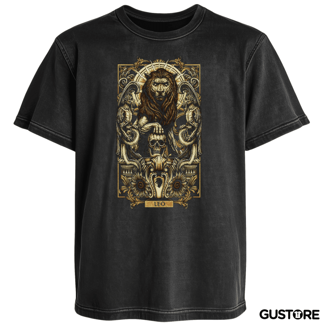 Polera desgastada Leo
