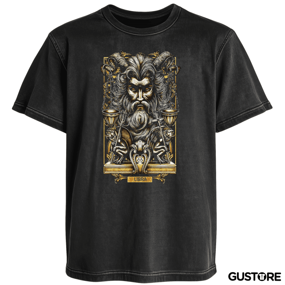 Polera desgastada Libra Signos