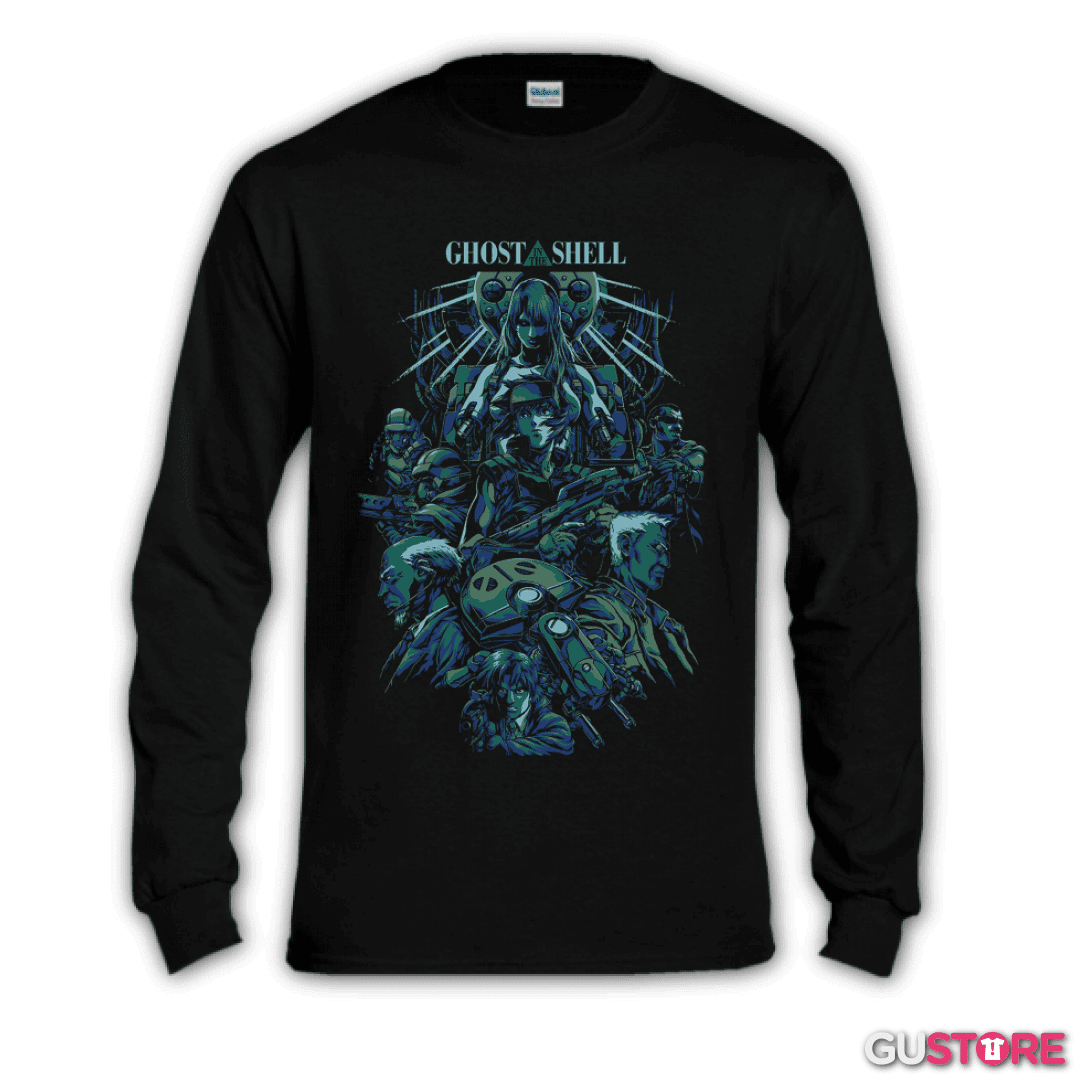 Polera manga larga Ghost in the Shell