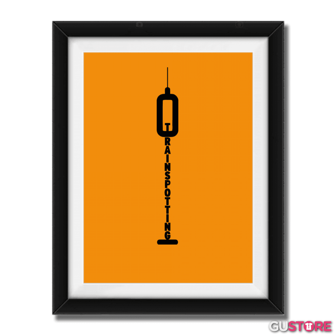 Cuadro decorativo Trainspotting Jeringa