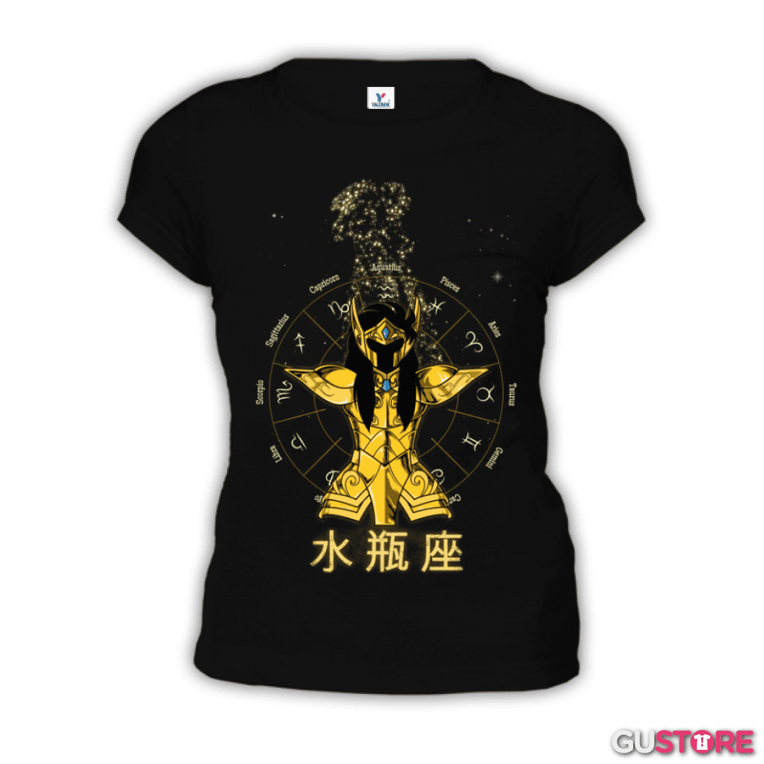 Polera de Mujer Acuario Saint Seiya