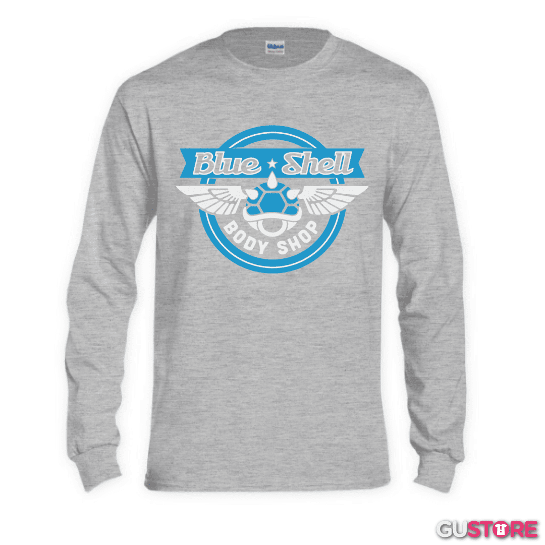 Polera manga larga Blue Shell
