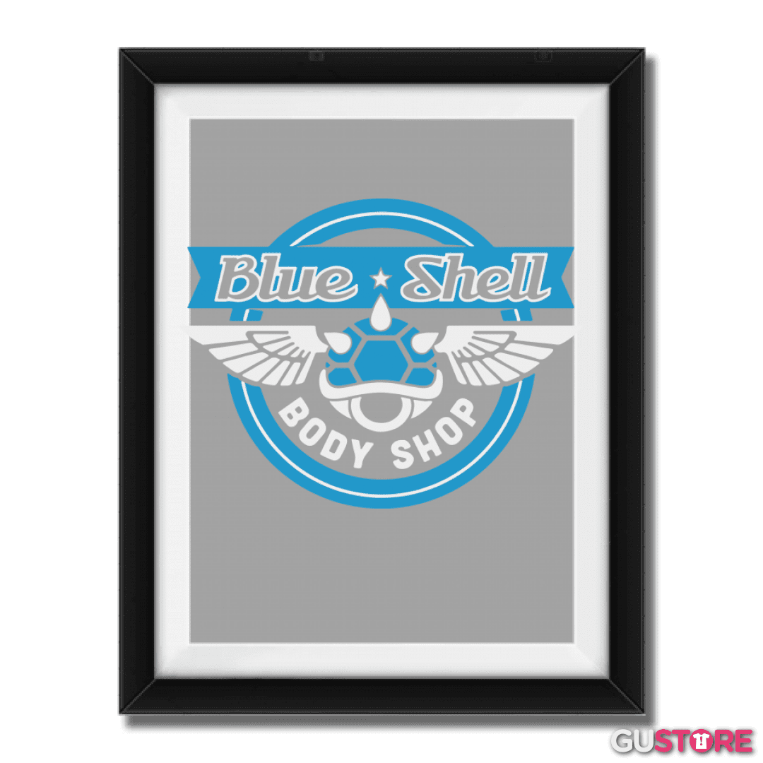 Cuadro decorativo Blue Shell