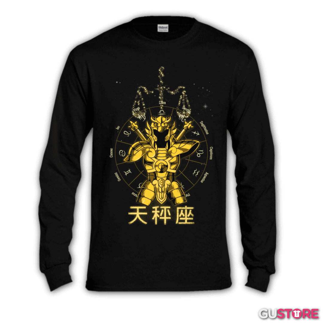 Polera manga larga Libra Saint Seiya