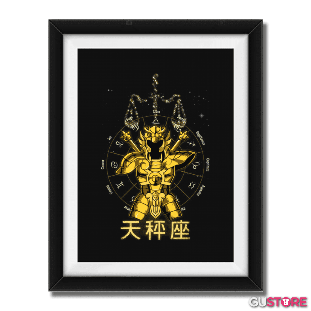 Cuadro decorativo Libra Saint Seiya