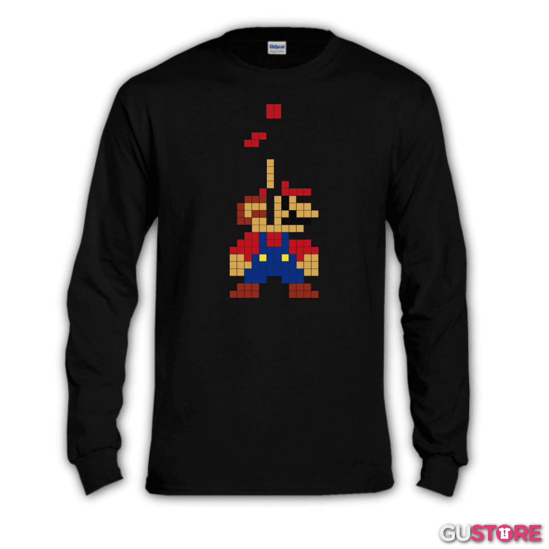 Polera manga larga Tetris Bros