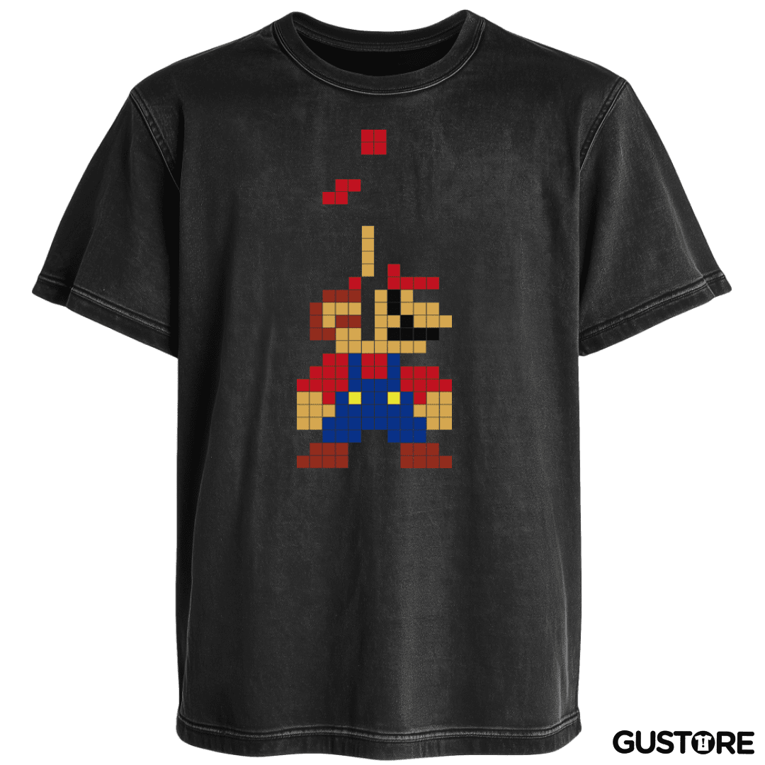 Polera desgastada Tetris Bros