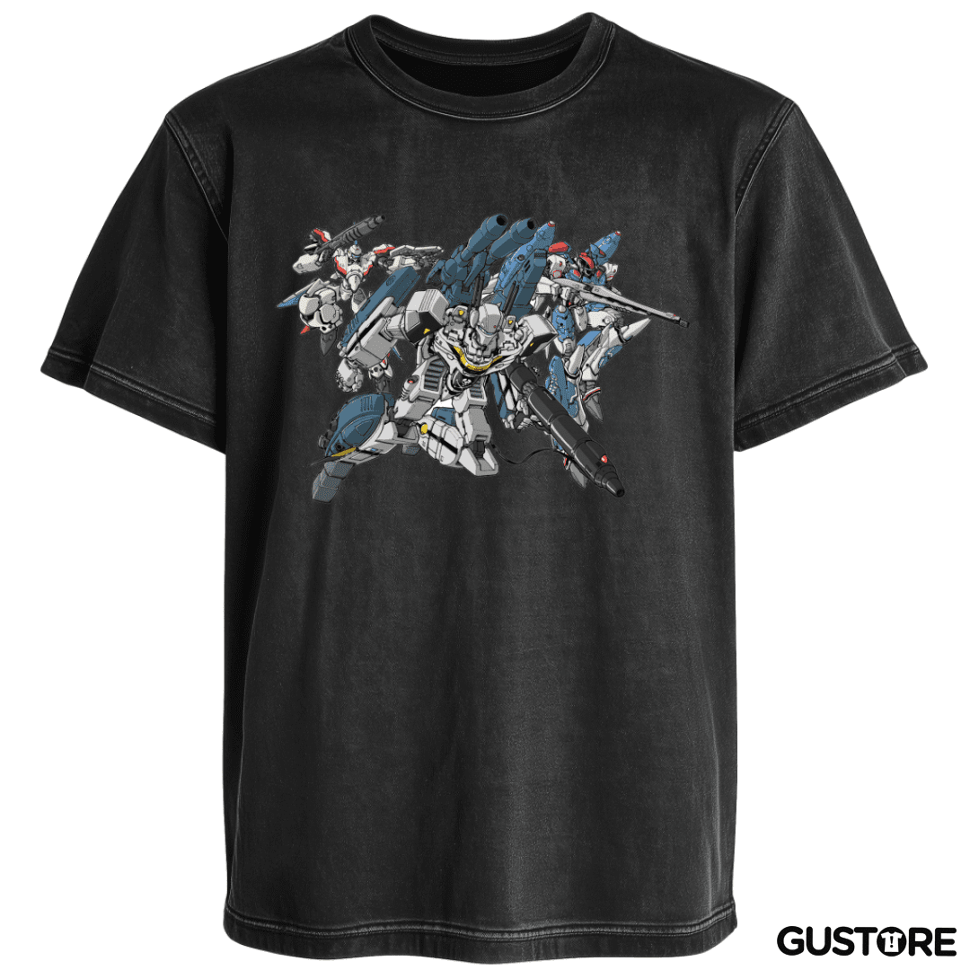 Polera desgastada Mechas