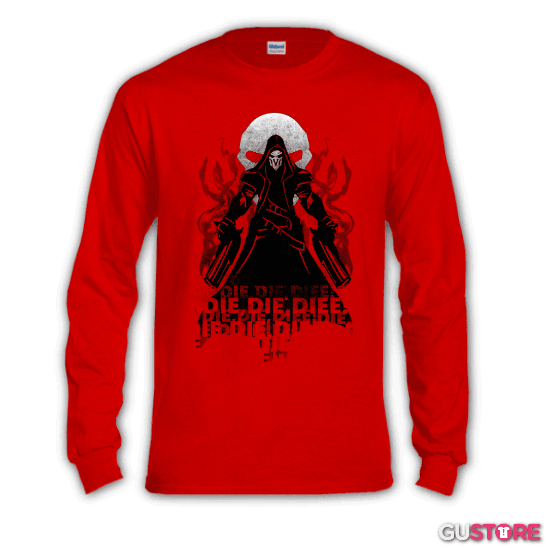 Polera manga larga Reaper Die die die die