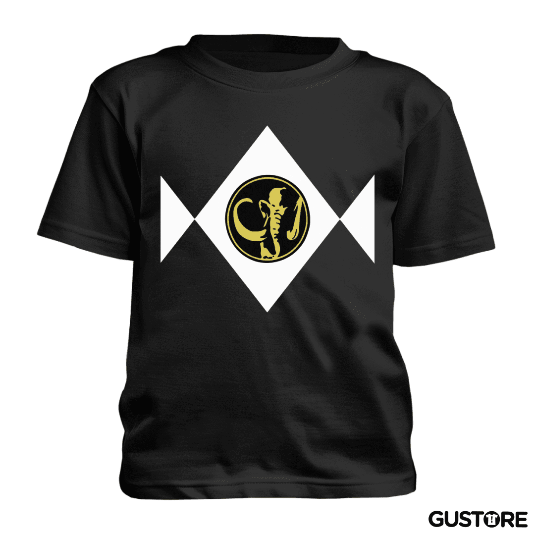 Polera de niño Black Ranger pecho