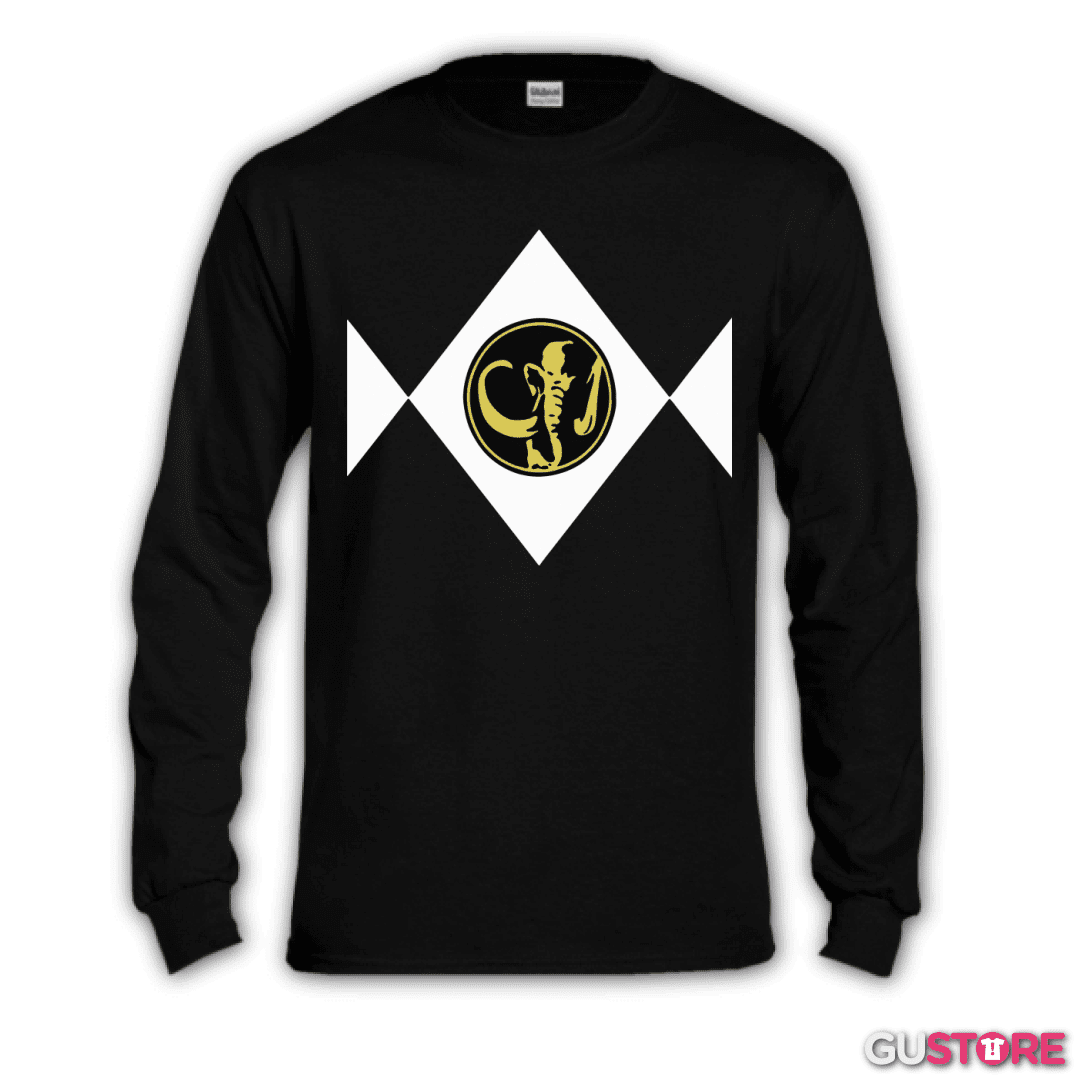 Polera manga larga Black Ranger pecho