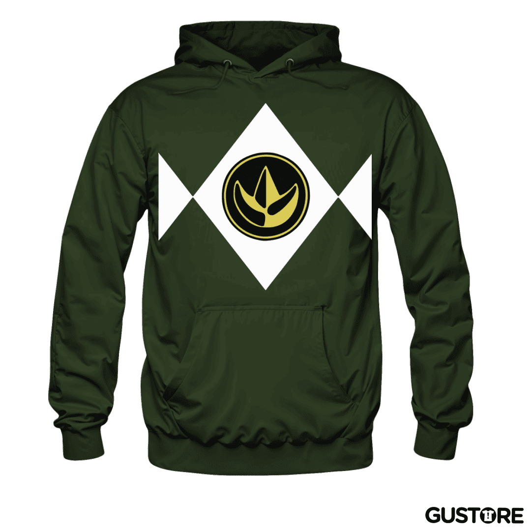 Polerón Canguro Green Ranger