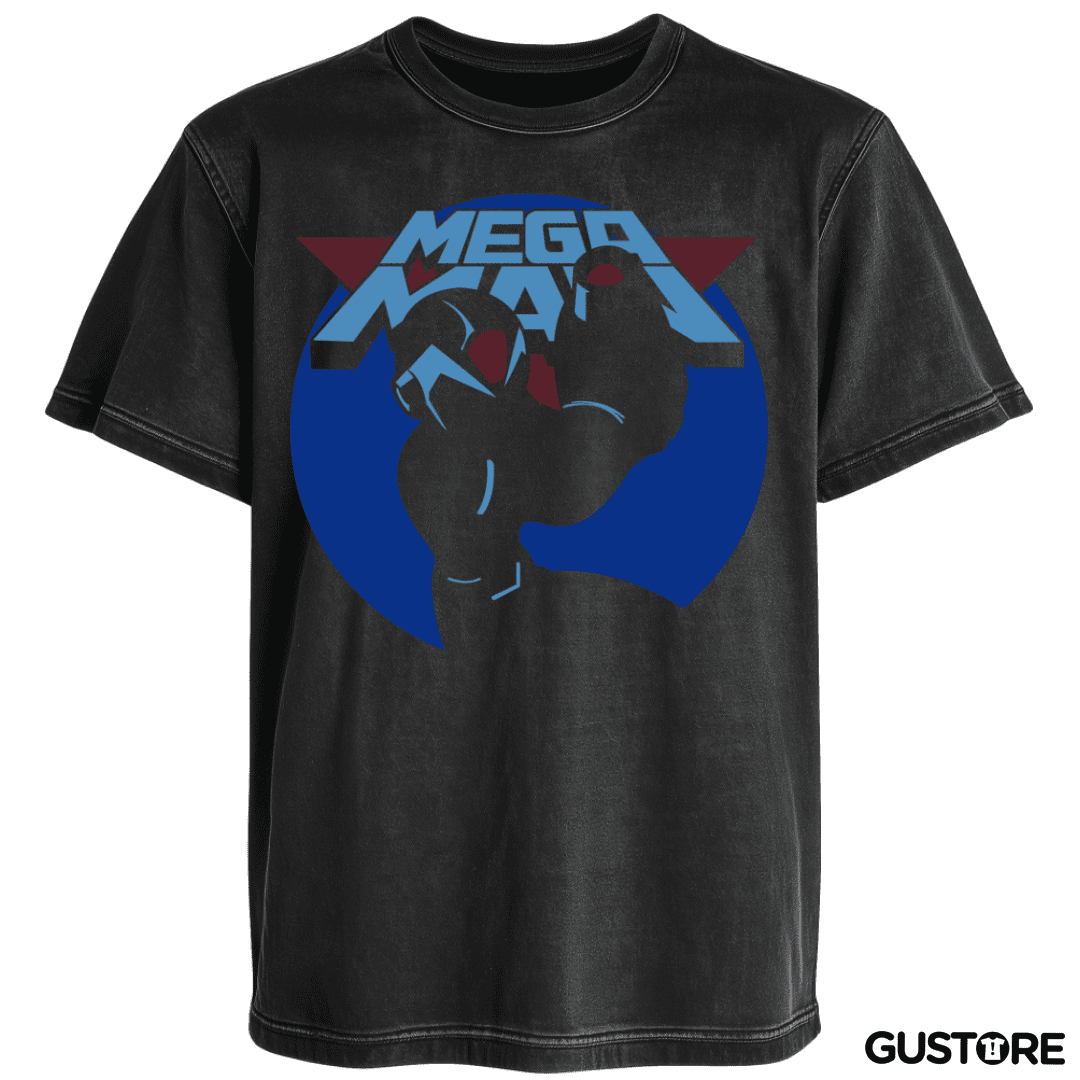 Polera desgastada Megaman - X