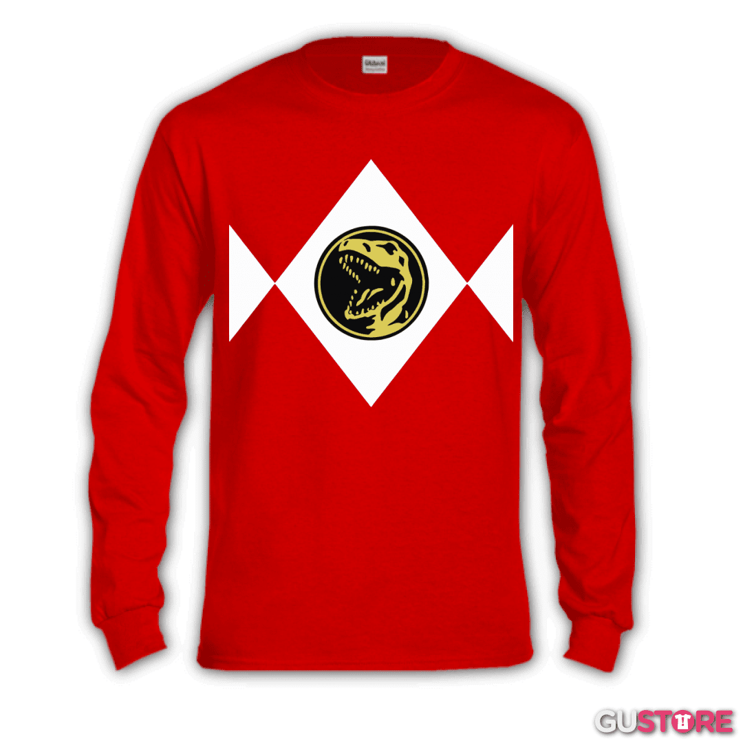 Polera manga larga Red Ranger