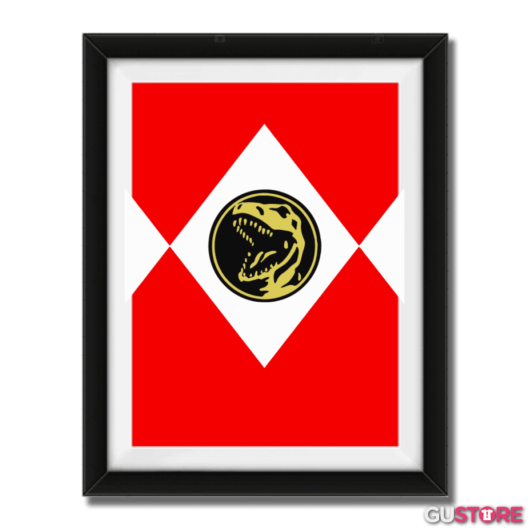 Cuadro decorativo Red Ranger