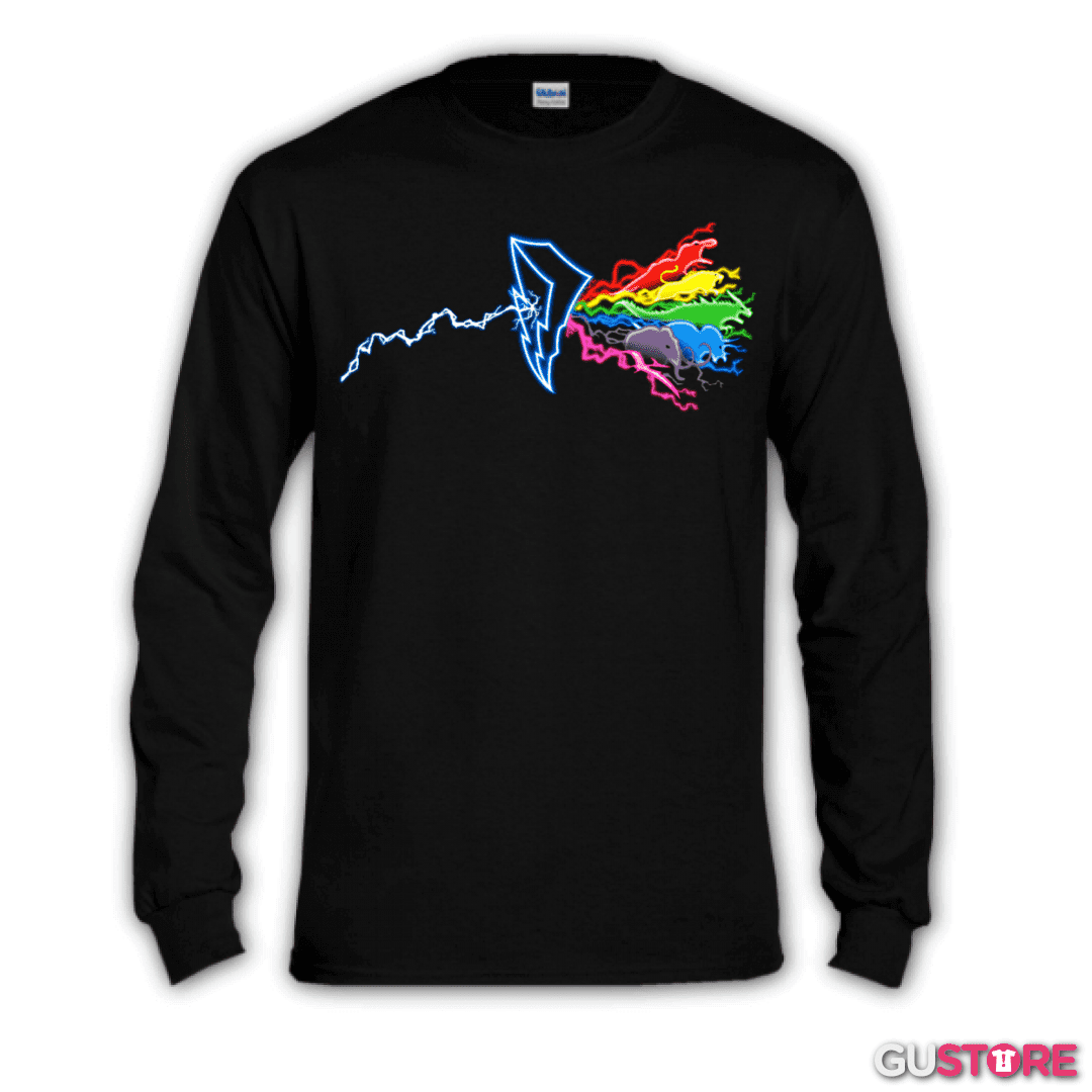 Polera manga larga Power Rangers Logo