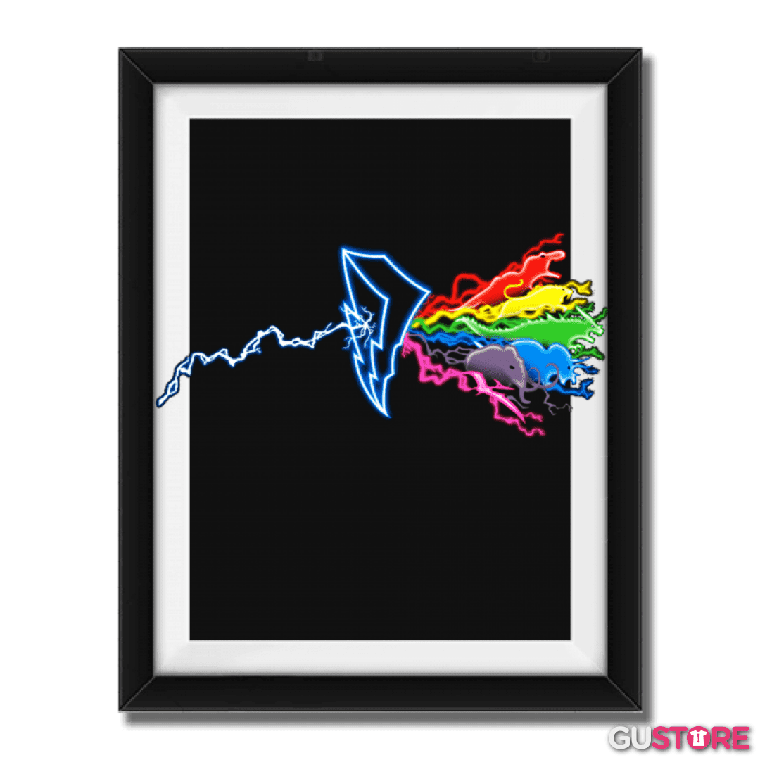 Cuadro decorativo Power Rangers Logo