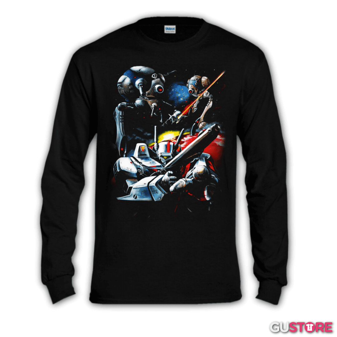 Polera manga larga Robotech boni