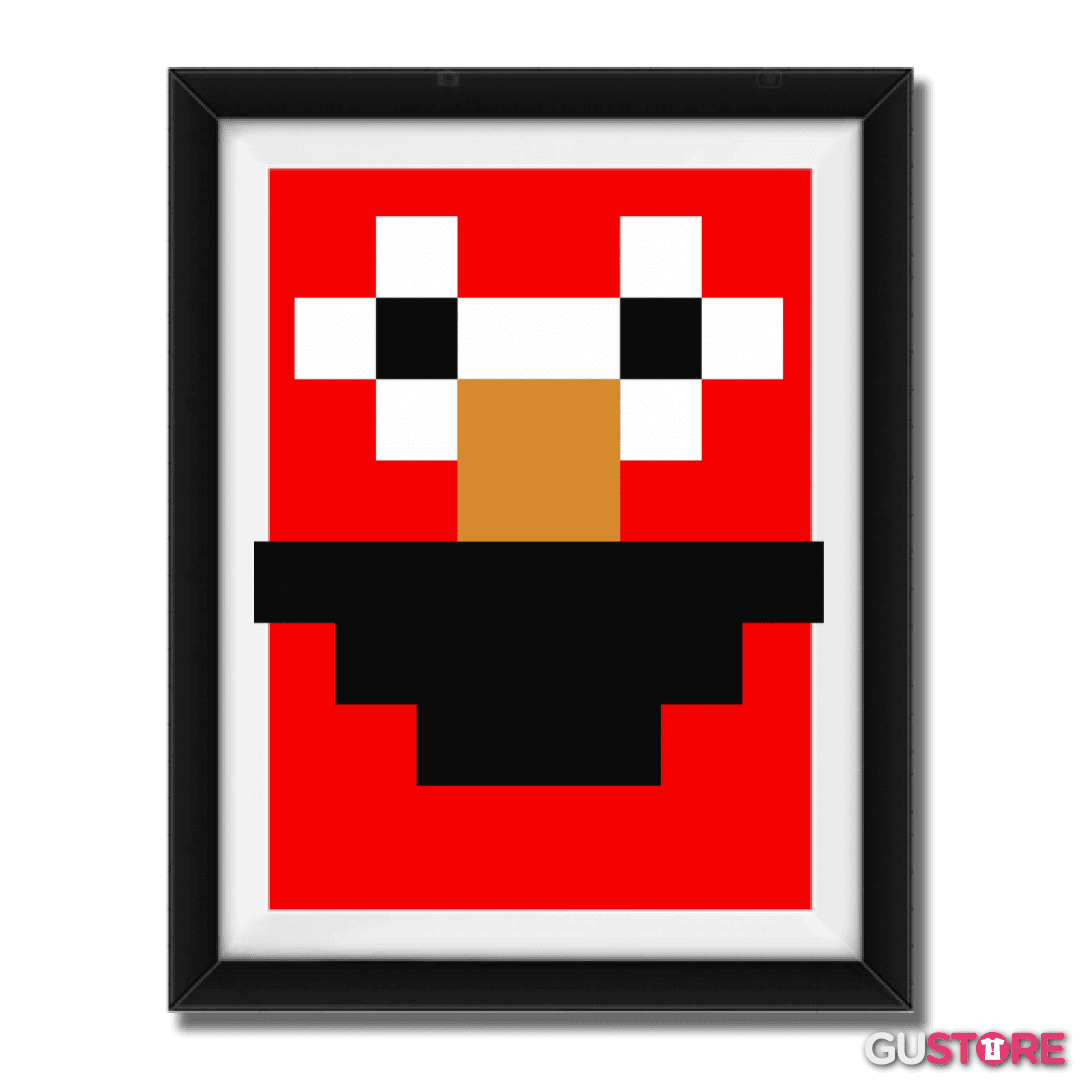 Cuadro decorativo Minecraft - Elmo Skin