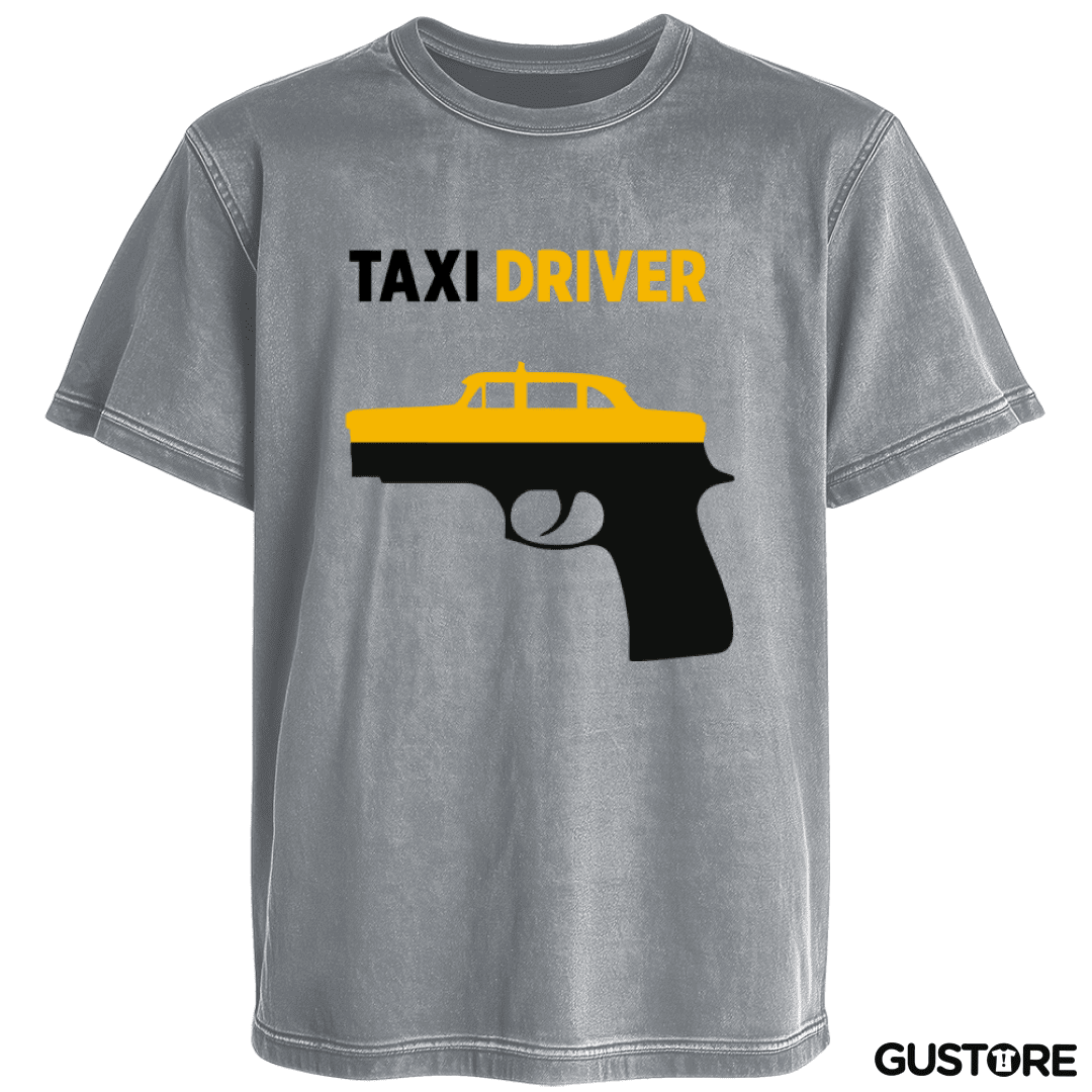 Polera desgastada Taxi Driver Pistola