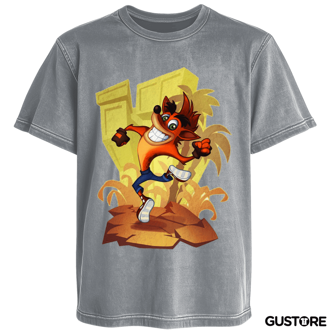 Polera desgastada Crash