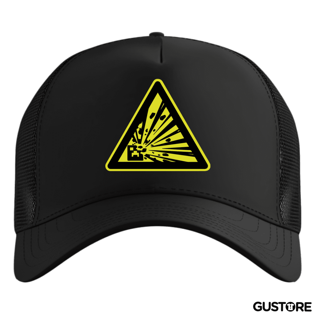 Gorro Minecraft - Creeper explosive