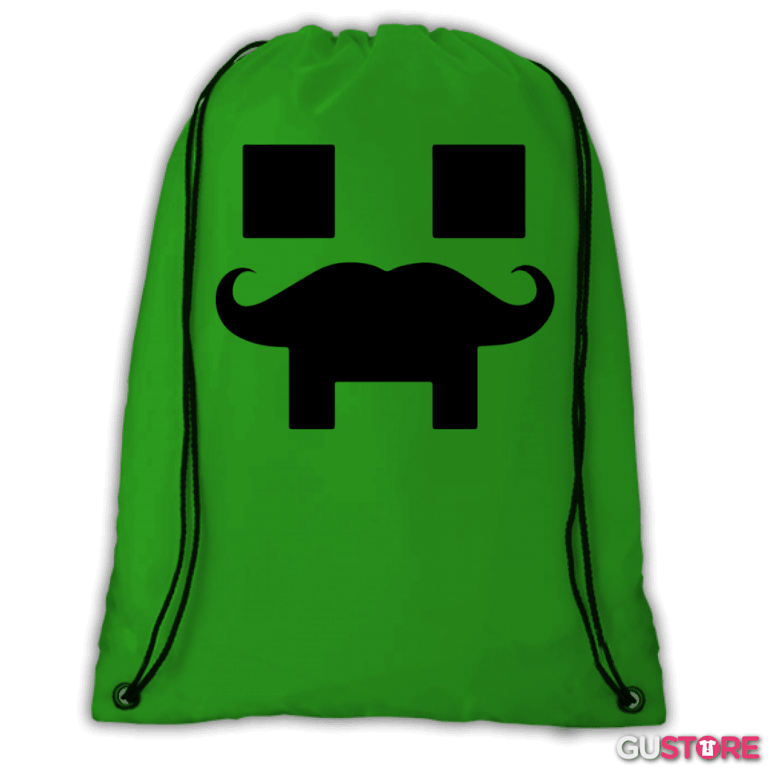 Mochila Minecraft - Creeper Mustacho
