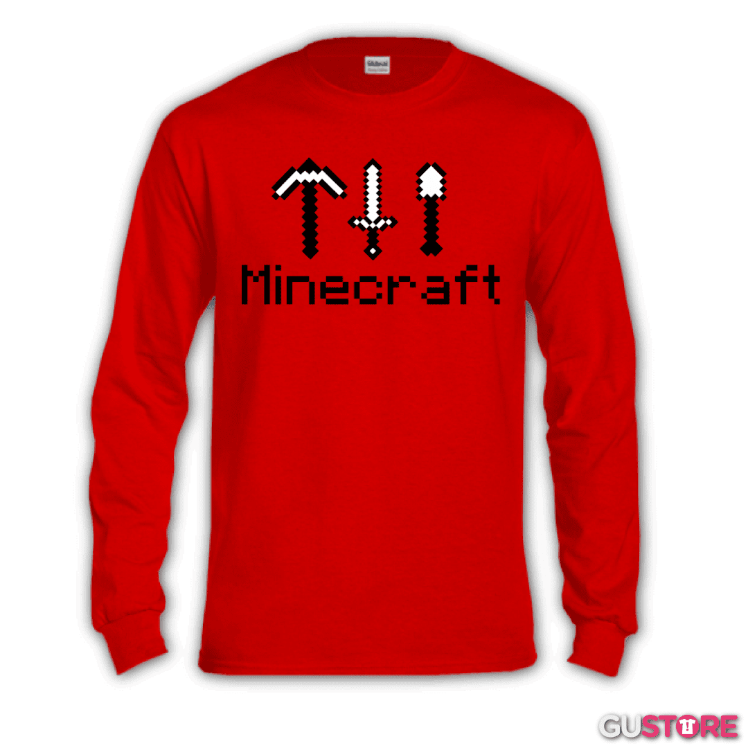 Polera manga larga Minecraft - Items