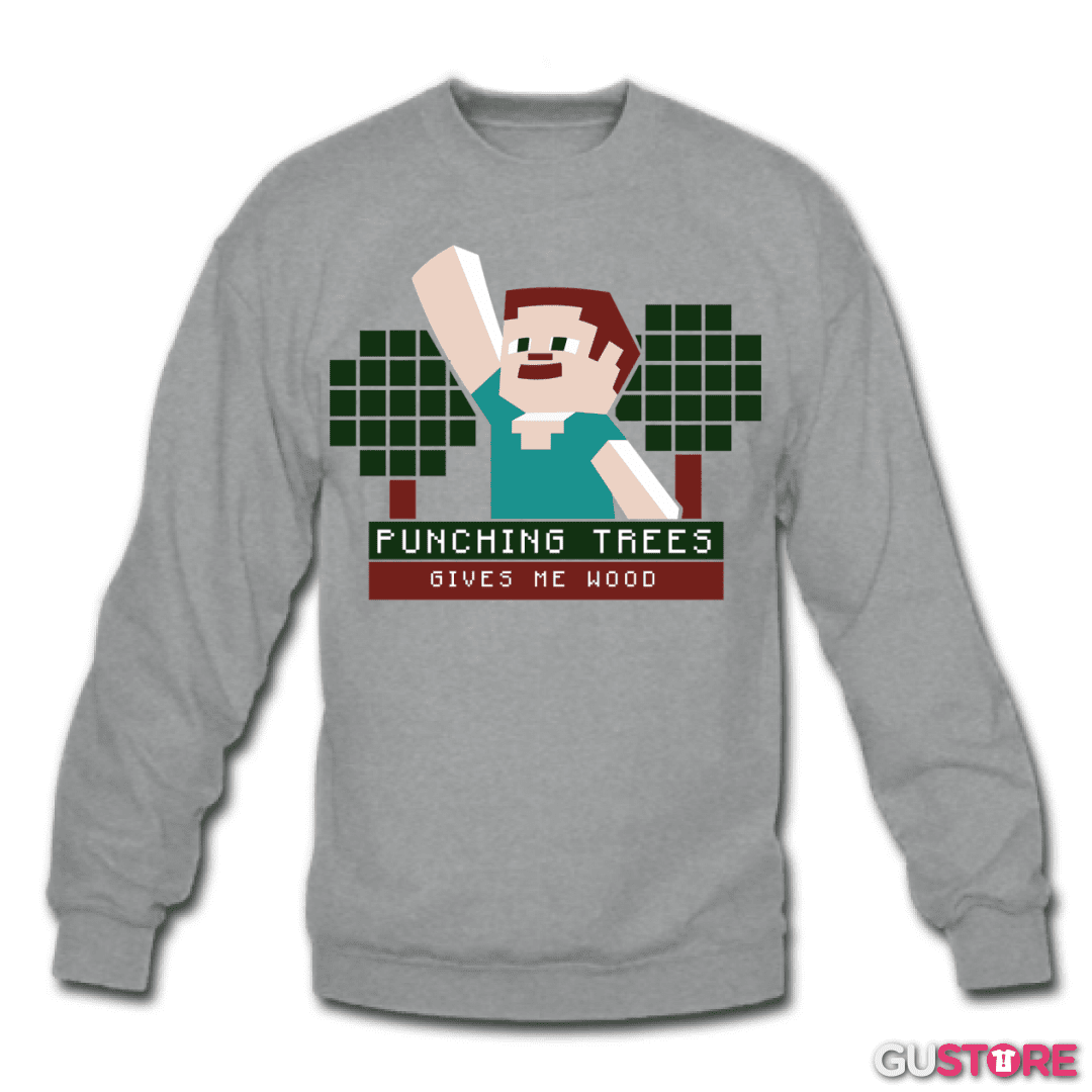 Poleron polo Minecraft - Punching Tress