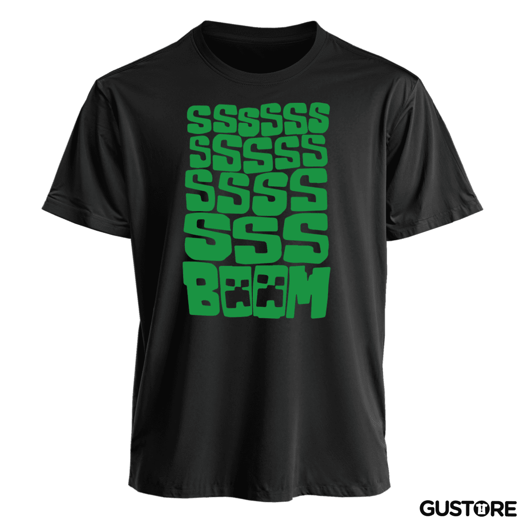 Polera Minecraft - SSSSS BOOM