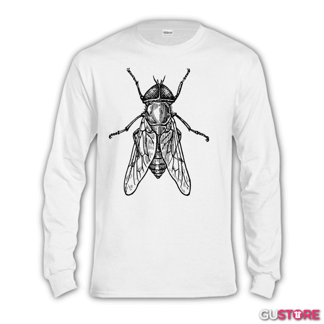 Polera manga larga mosca