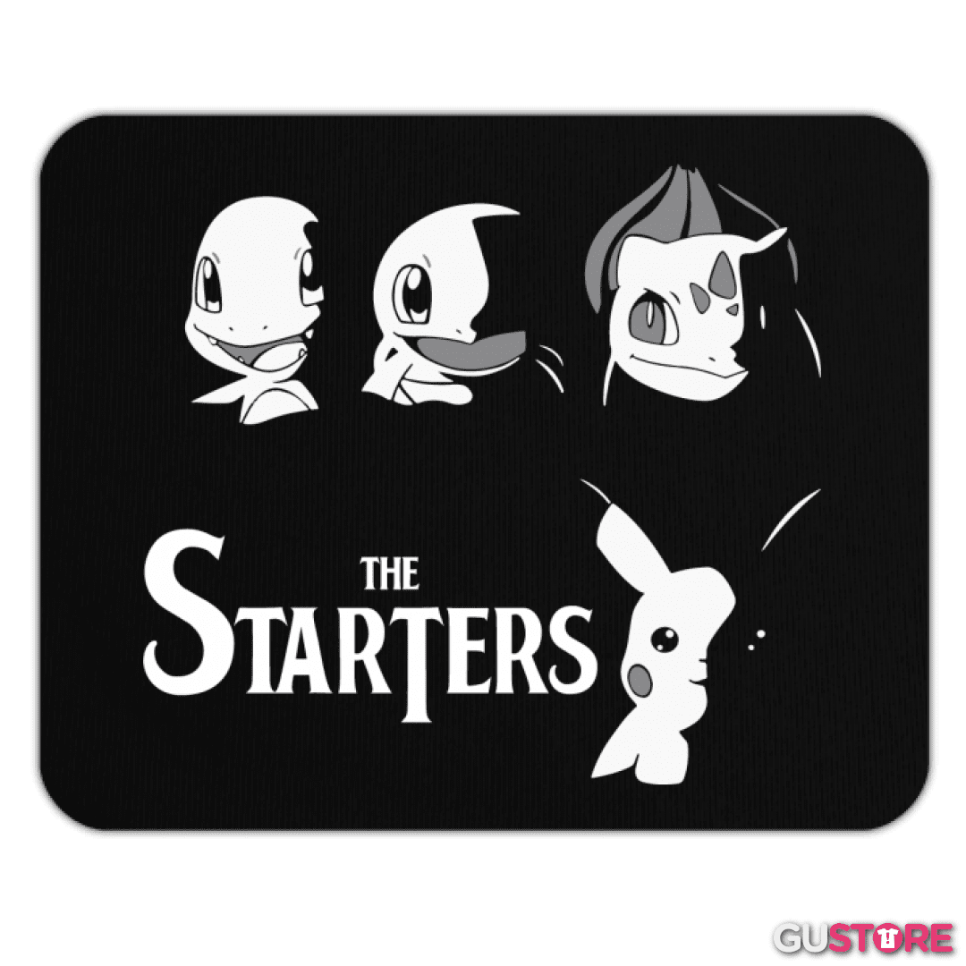 Mousepad Pokemon - The Starters