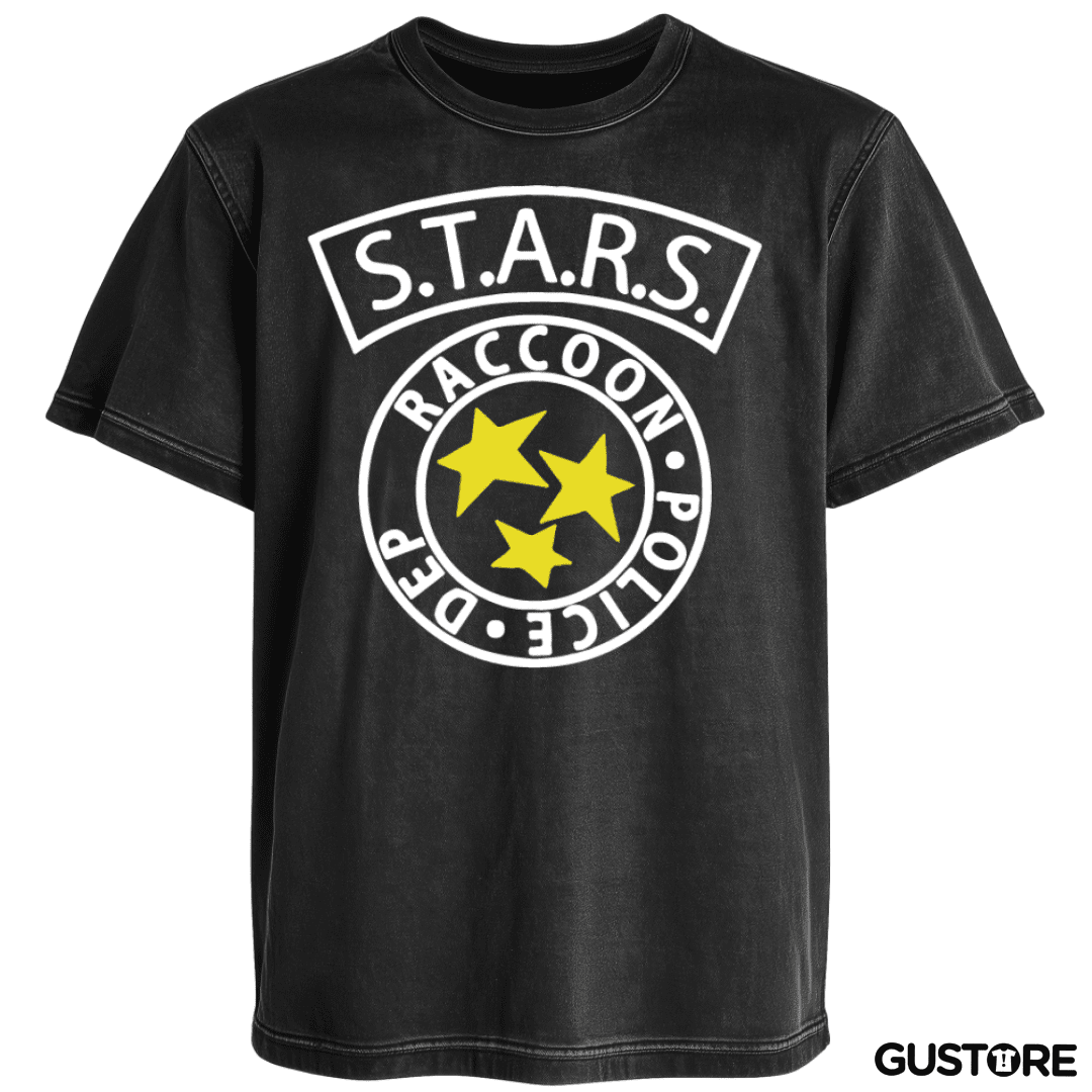 Polera desgastada Resident Evil - S.T.A.R.S