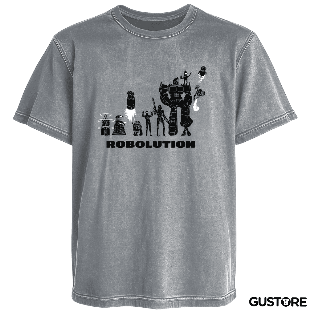 Polera desgastada Robolution