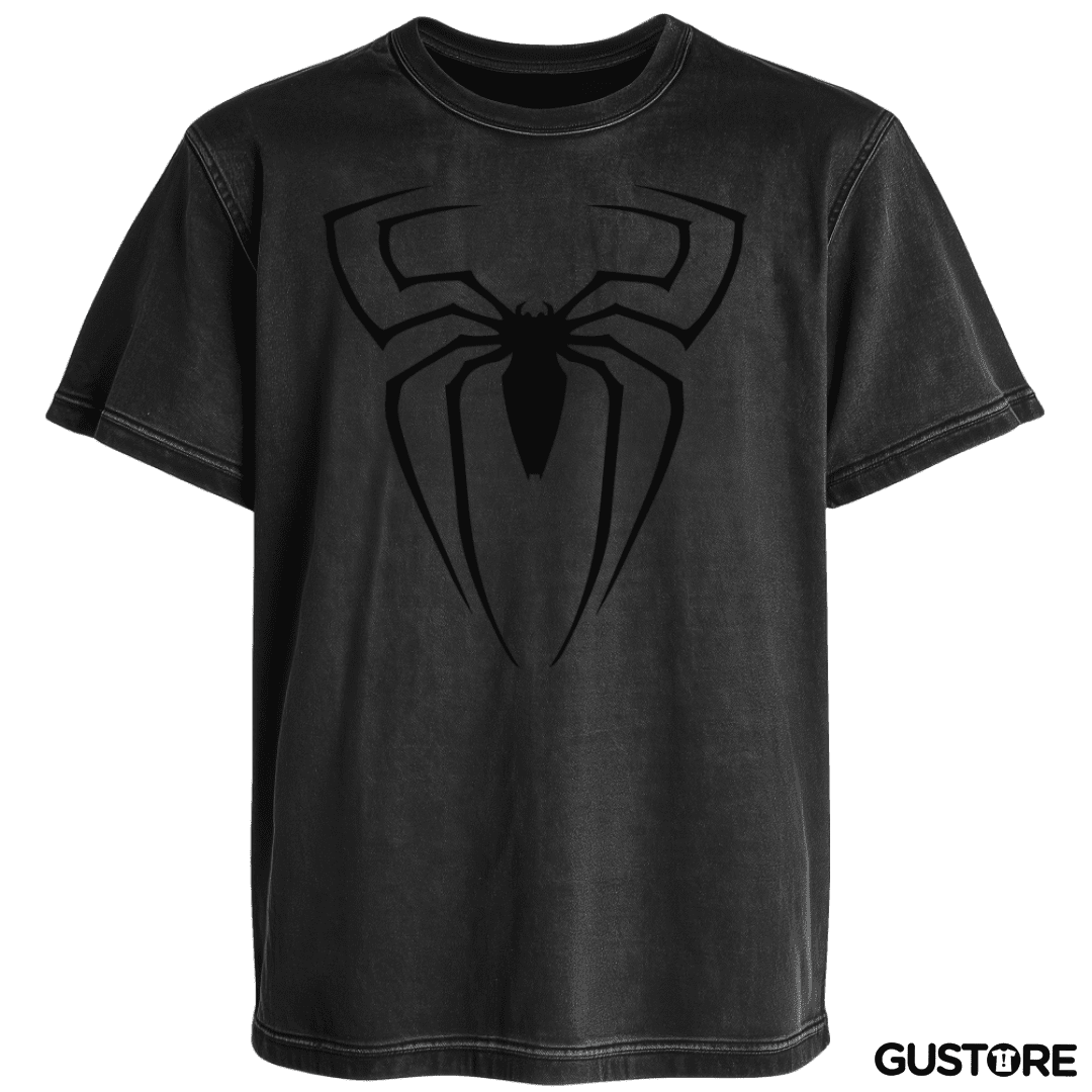 Polera desgastada Araña Logo