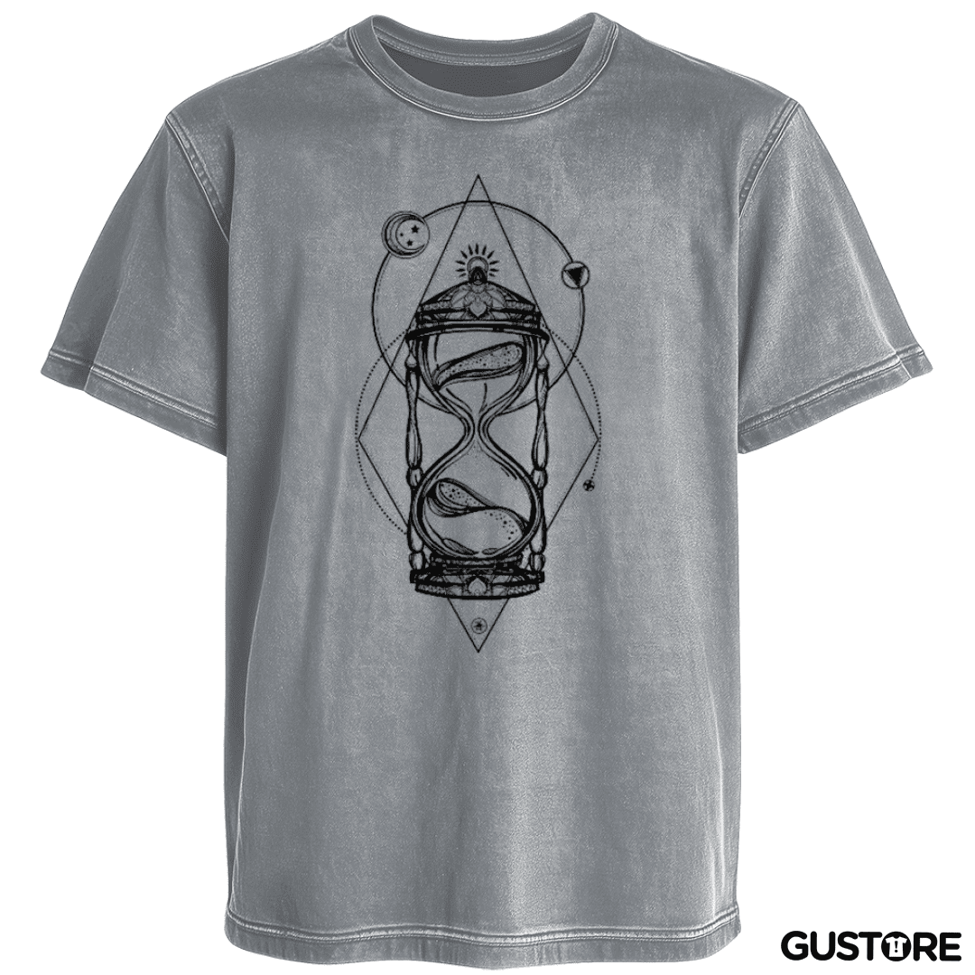 Polera desgastada Reloj de arena