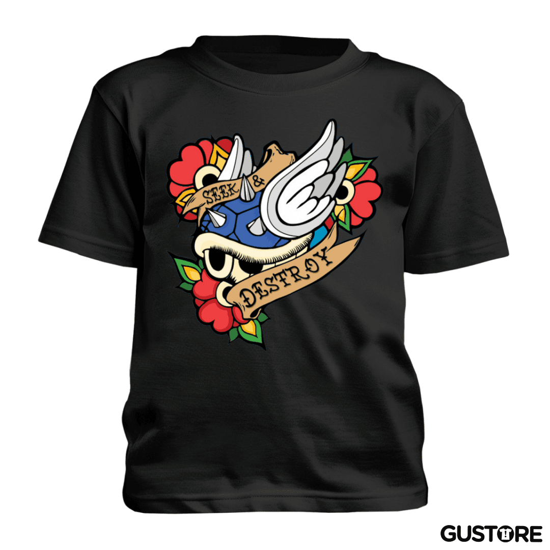 Polera de niño Seek and destroy