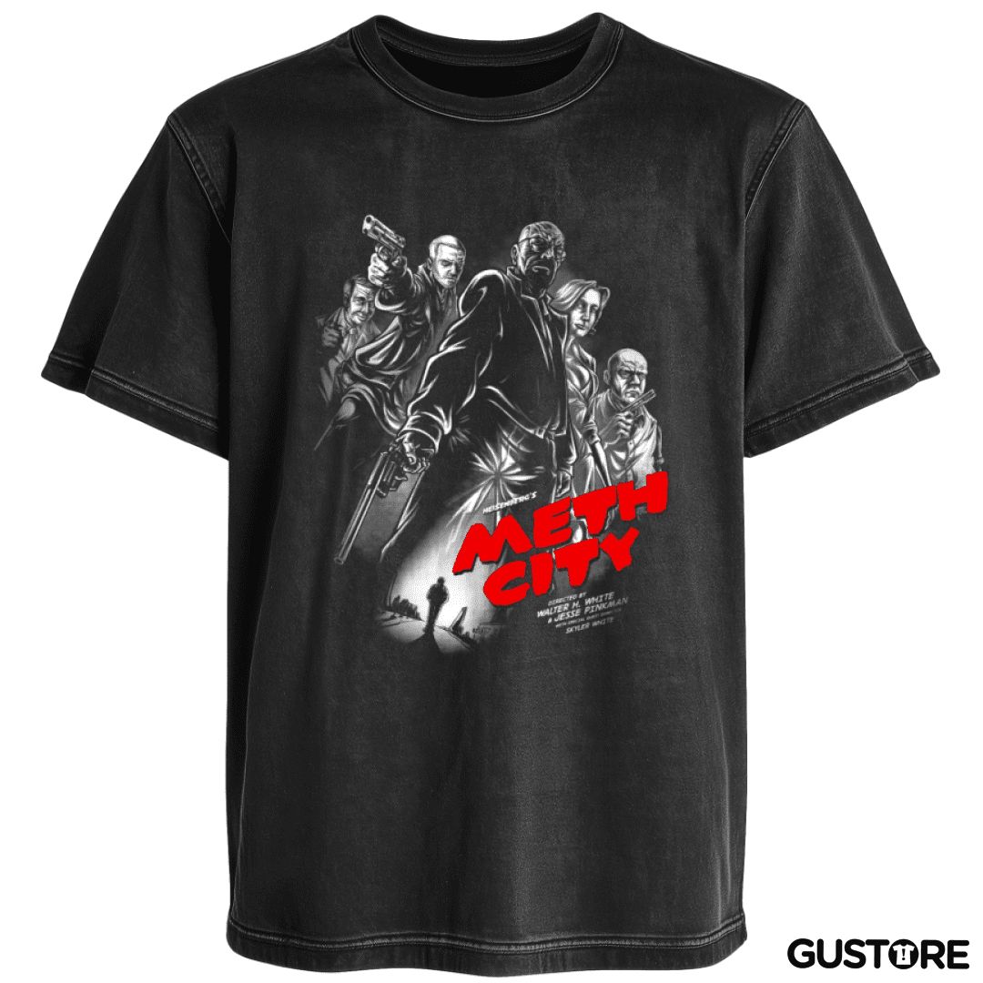 Polera desgastada meth city