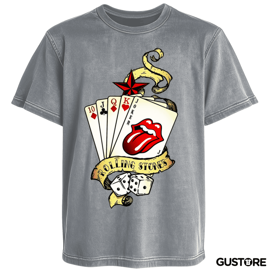 Polera desgastada Rolling Stones Full colors