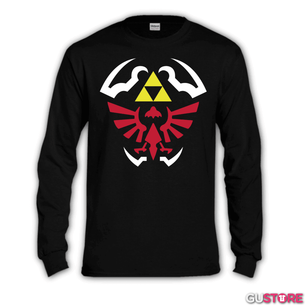 Polera manga larga The Legend Of Zelda - Hylian Shield
