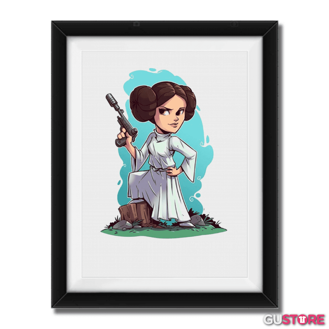 Cuadro decorativo Princesa Leia
