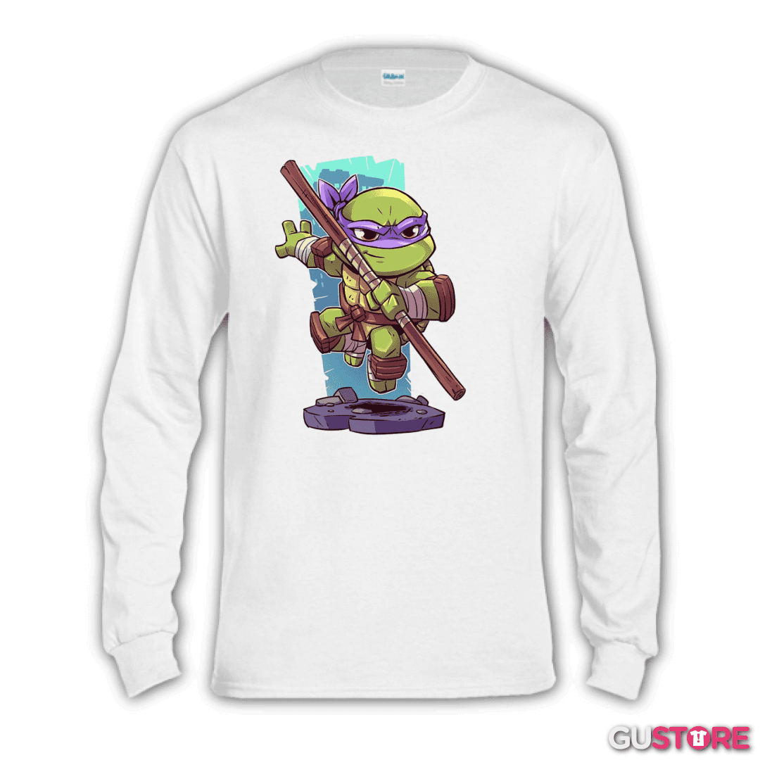 Polera manga larga Chibi Donatello