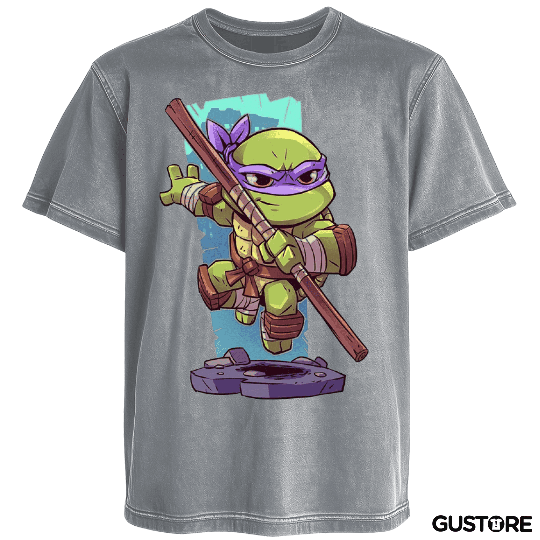 Polera desgastada Chibi Donatello