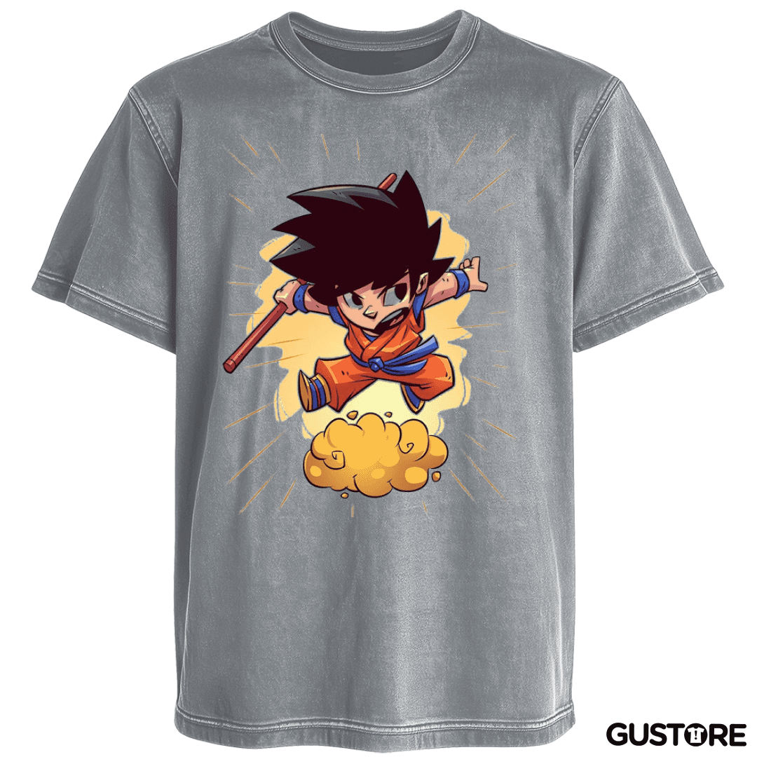 Polera desgastada Chibi Goku